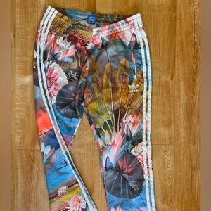 Adidas Floral Pattern Track Pants